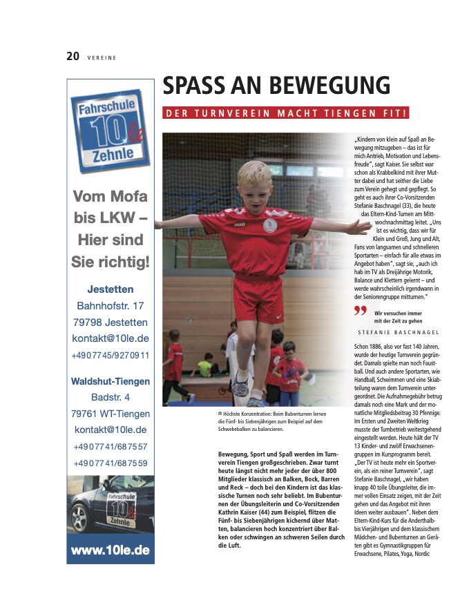 Tiengen Magazin