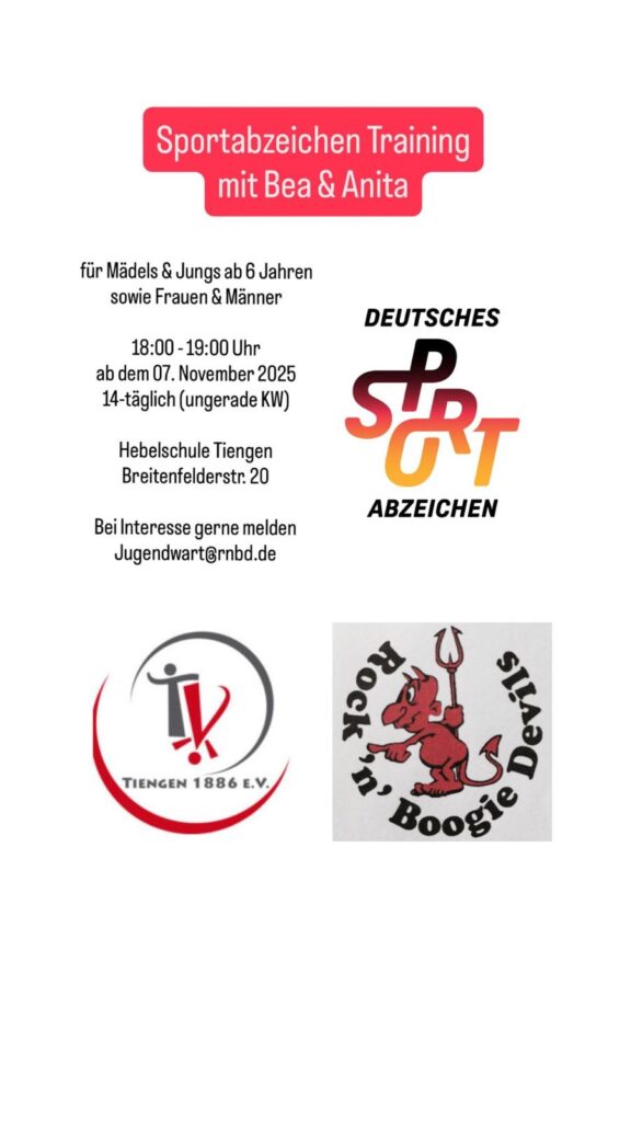 Sportabzeichen Training mit Bea & Anita